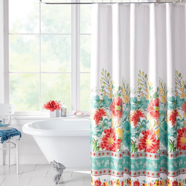 Oasis Shower Curtain, , on-hover image number 1