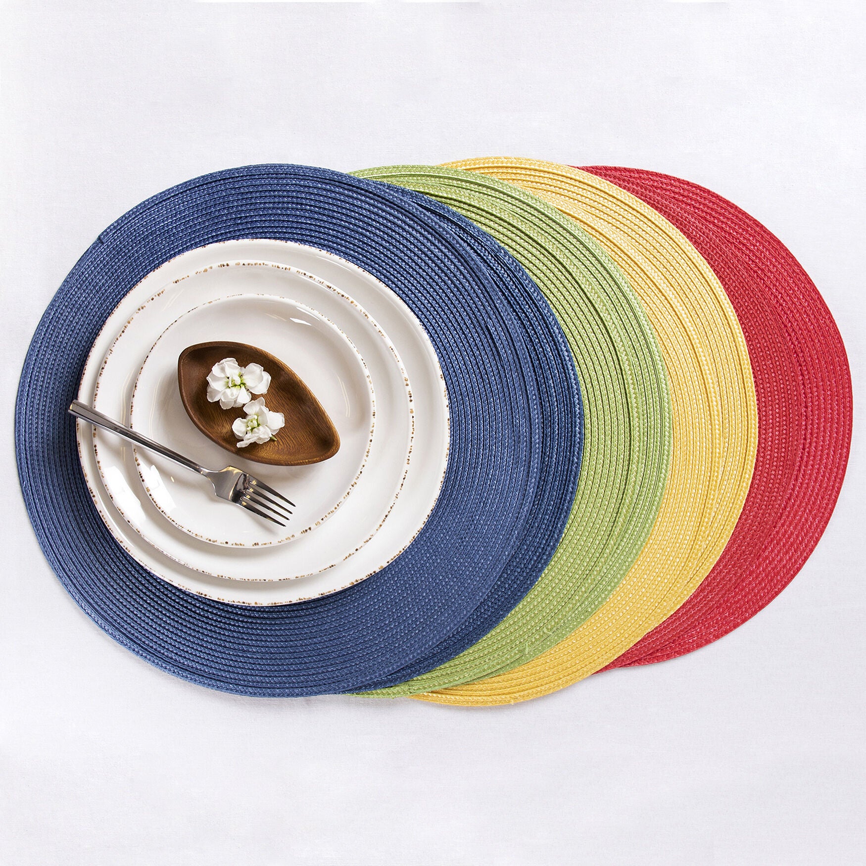 Woven Round Placemat, Set Of Twelve, , alternate image number 2