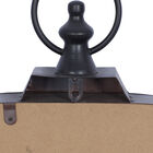 Black Vintage Metal Wall Clock, , on-hover image number null