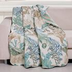 Atlantis Quilted Throw Blanket, JADE, hi-res image number null