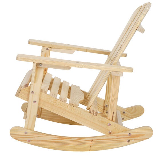 Adirondack Wooden Rocking Chair, , alternate image number null