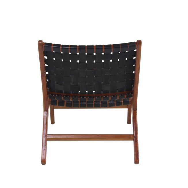 Black Mahogany Contemporary Accent Chair Accent Chair, , alternate image number null