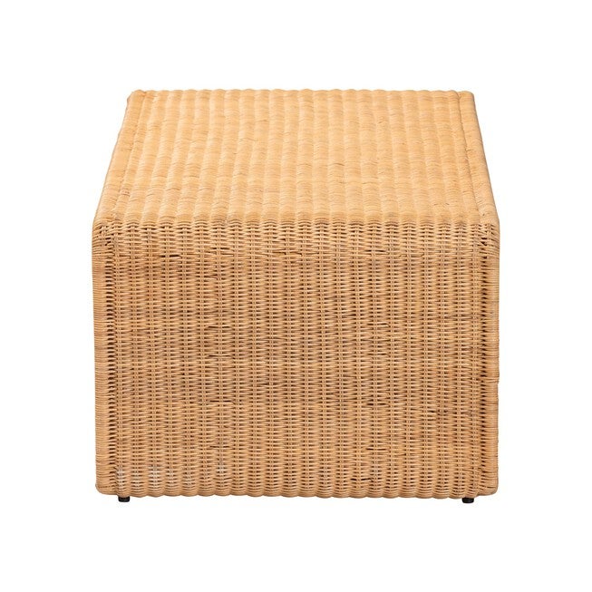 bali & pari Nevada Bohemian Light Honey Rattan Coffee Table, LIGHT HONEY, alternate image number 3