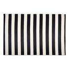 Gray/White Stripe Outdoor Rug 4X6 Ft Floor Coverings, , on-hover image number null