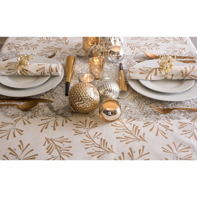 Silver Sequin Mesh Table Runner Roll, , alternate image number 4