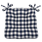 Buffalo Check Tufted Chair Seat Cushions Set of Two, , alternate image number null
