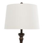 Set Of 3 Brown Polystone Traditional Floor Lamp, , alternate image number null