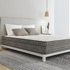 11" Gel Memory Foam Quilted Hybrid, Medium, King Mattress, WHITE GREY, hi-res image number null