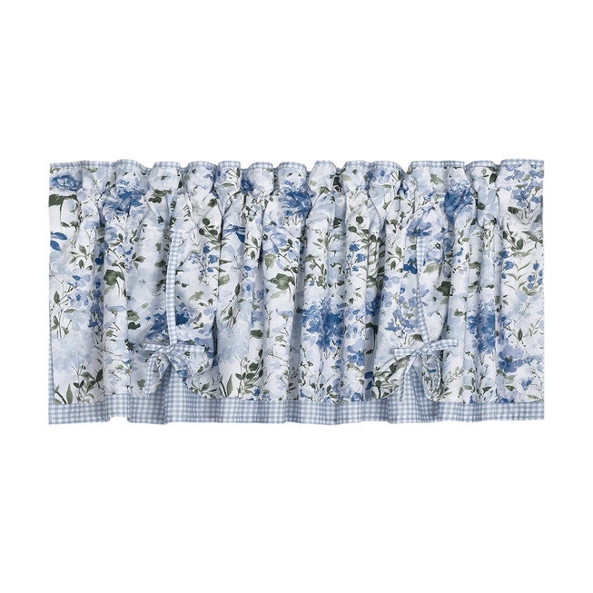 Kourtney Tieup Window Valance, BLUE, alternate image number null