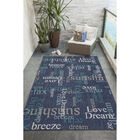 Liora Manne Riviera Happy Words Indoor/Outdoor Rug, , alternate image number null