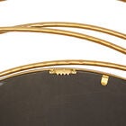 Gold Wood Contemporary Wall Mirror, , on-hover image number null