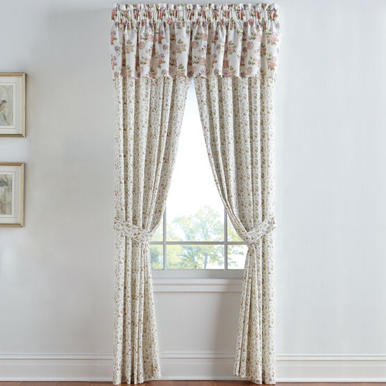 Alexis Panel Set with Tiebacks, Alexis Panel Set with Tiebacks,