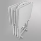 5pcs Tray Table Set - White, , alternate image number null