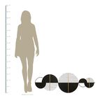 Black and Gold Metal Modern Centerpiece Wall Decor, , alternate image number null