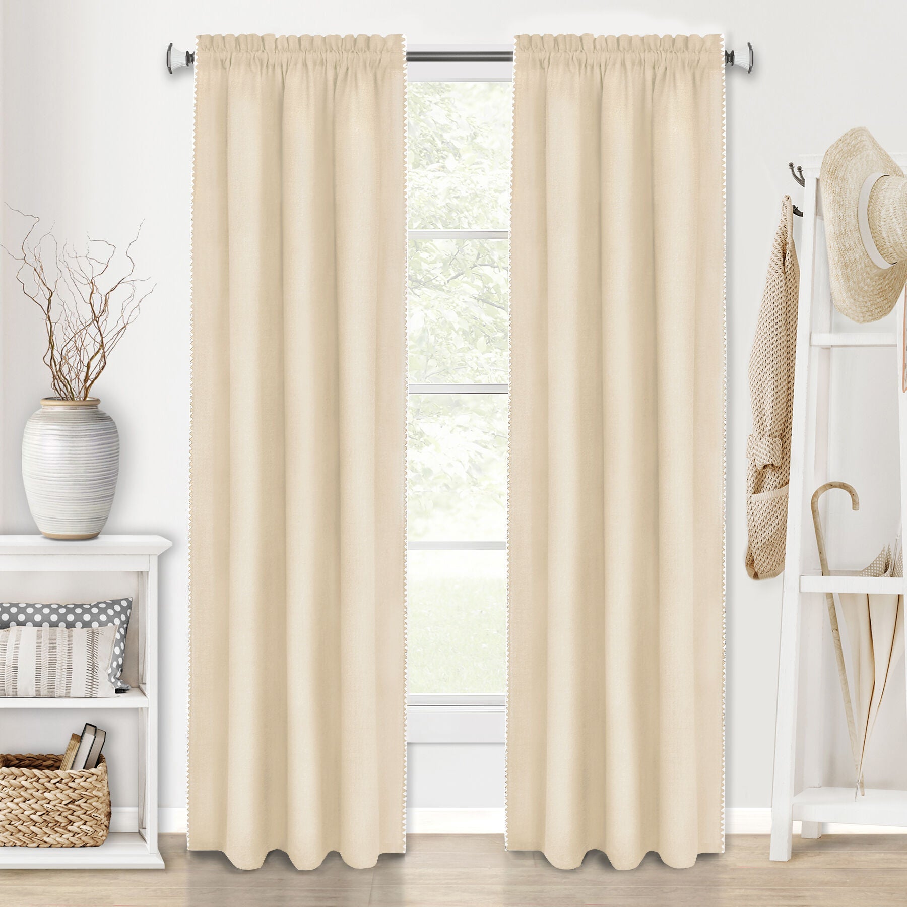 Kendal Rod Pocket Window Curtain Panel