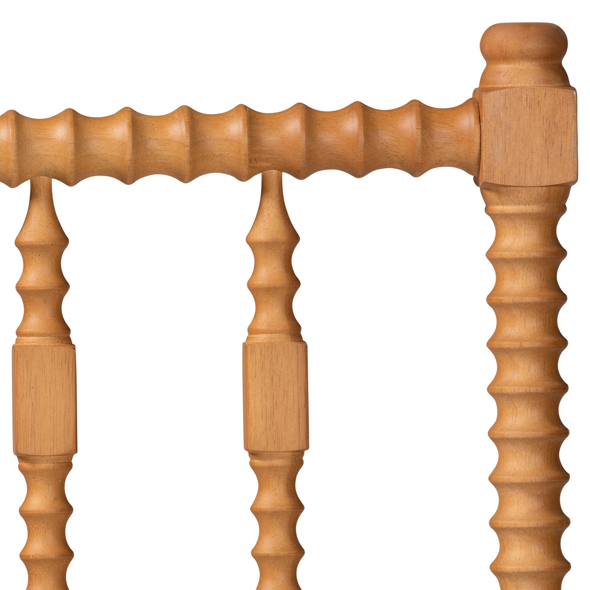 Juliette Turned Spindle Headboard, BROWN, alternate image number 3