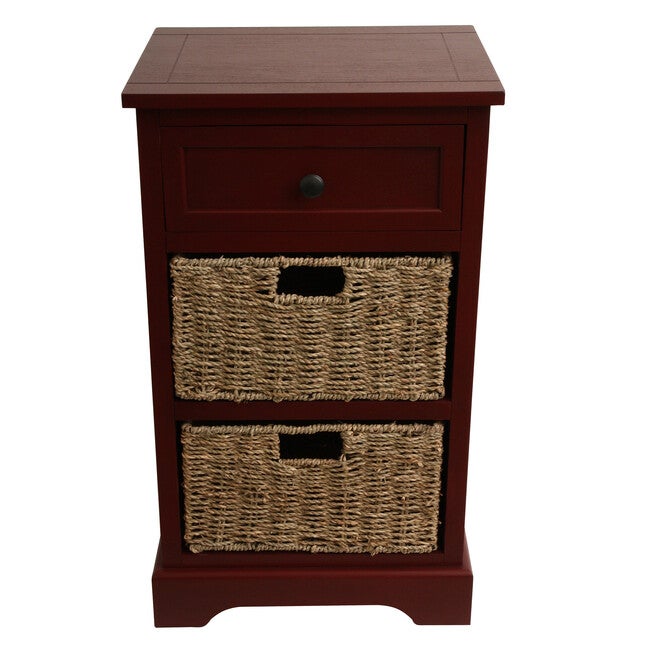 Antique 2 Drawer with 2 Baskets, , on-hover image number null