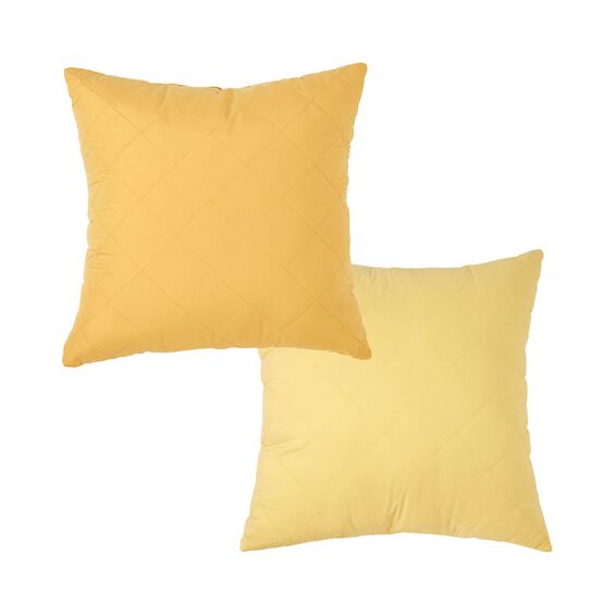 BrylaneHome® Studio Reversible Quilted Square Pillow, BrylaneHome® Studio Reversible Quilted Square Pillow,