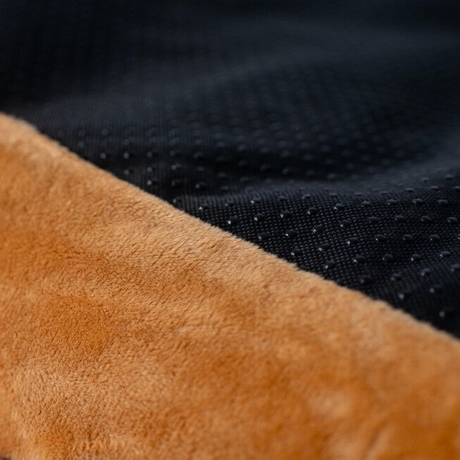 Bolstered Pet Bed and Mat, Ultra-Soft Dog Bed, Brown, Small, , alternate image number 8