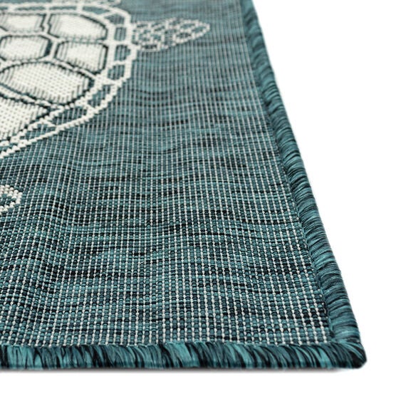 Liora Manne Carmel Seaturtles Indoor/Outdoor Rug, , alternate image number null