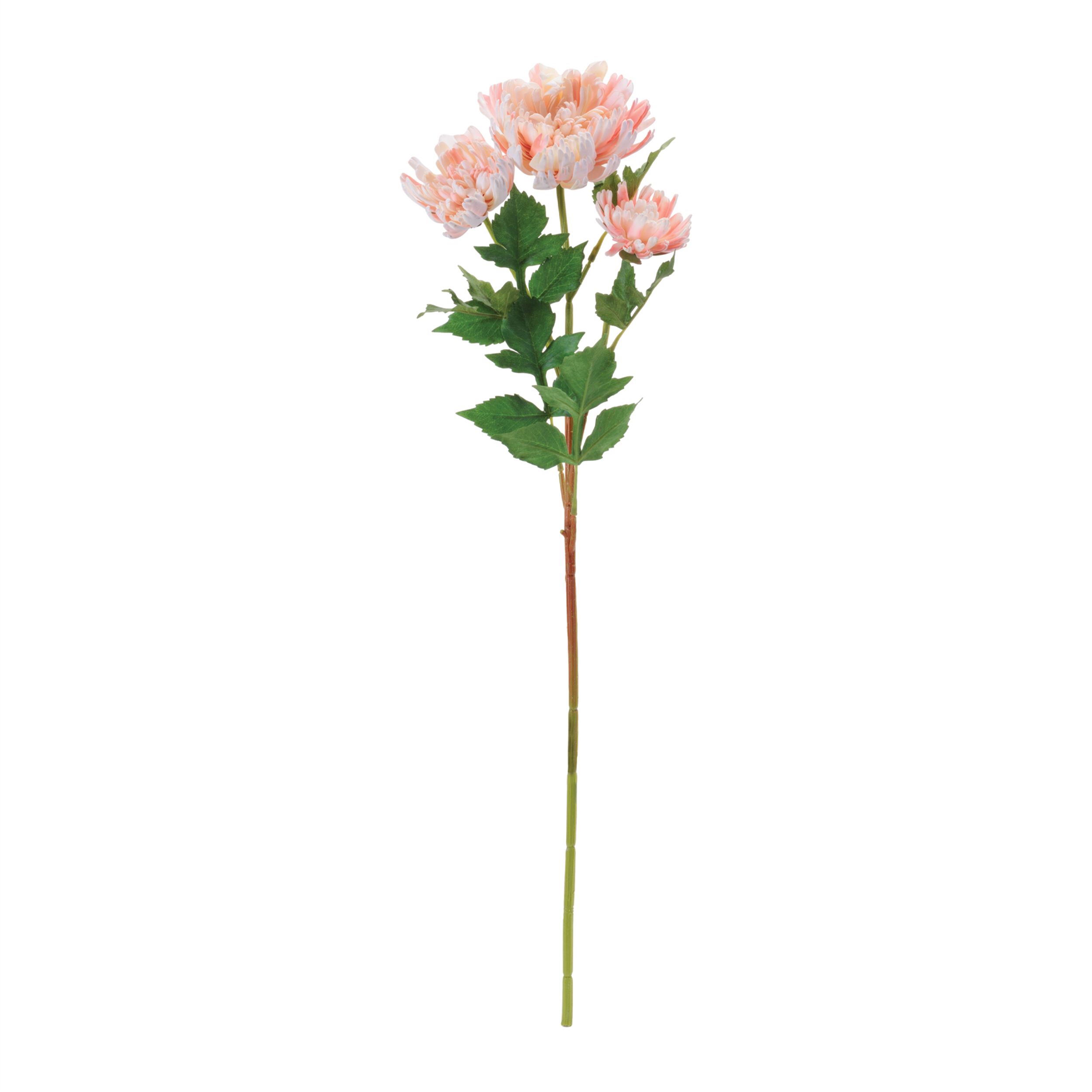 Mum Floral Spray Set of 4, PINK GREEN, alternate image number 2