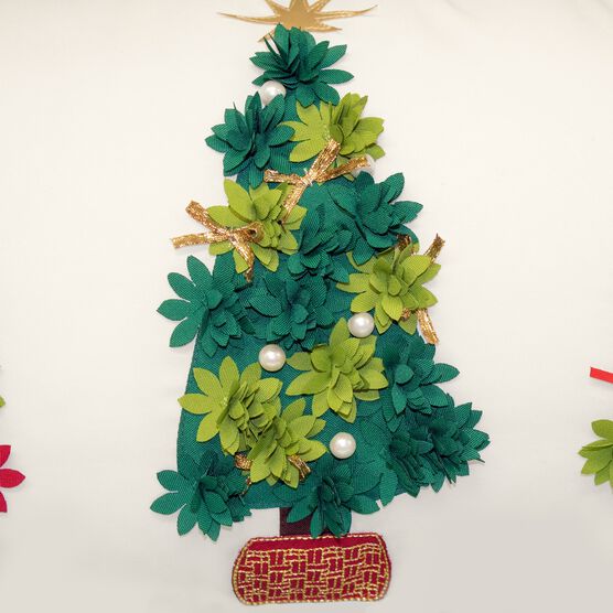 Indoor & Outdoor Holiday Potted Christmas Trees Decorative Pillow , , alternate image number null