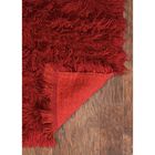 Flokati Red Rug, , alternate image number null