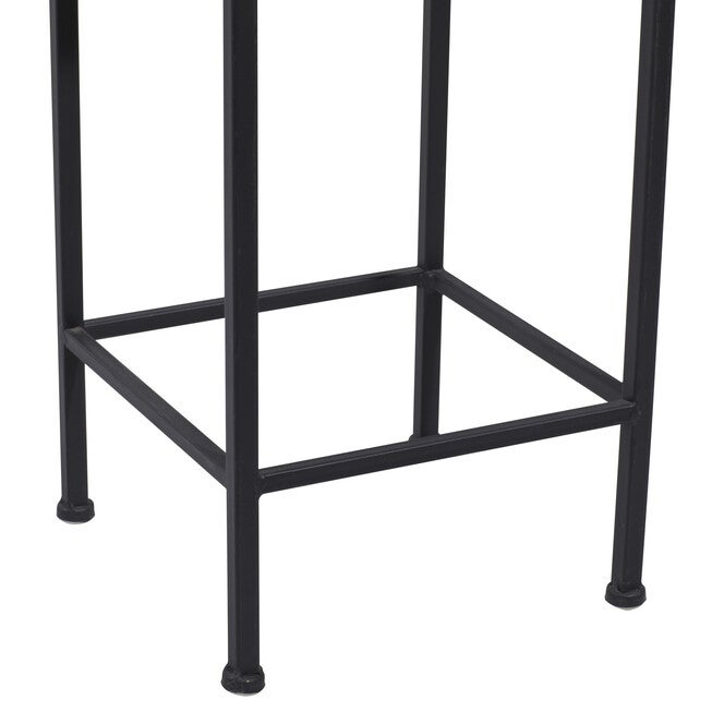 Set Of 3 Black Metal Traditional Plantstand, , alternate image number 6
