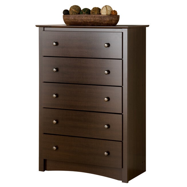Fremont Espresso 5-Drawer Chest, ESPRESSO, hi-res image number 0