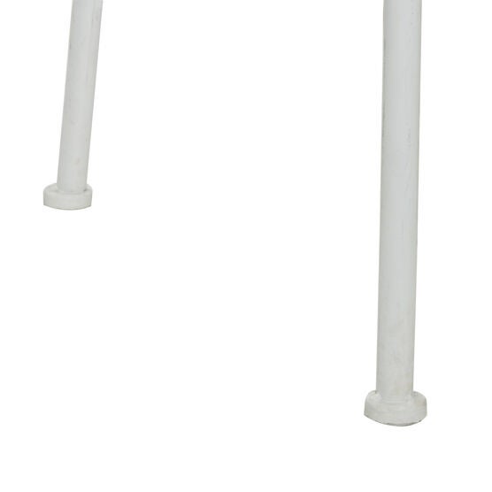 White Metal Contemporary Outdoor Chair, , alternate image number null