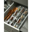 In-Drawer Spice Rack with 12 Jars and Labels, , alternate image number null