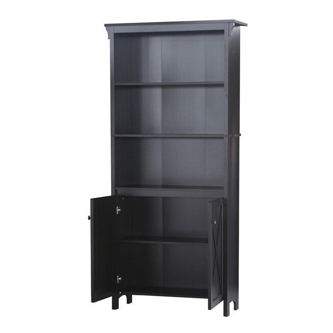 Hawksbury Bookcase With 2 Door Bookcase, , alternate image number 6