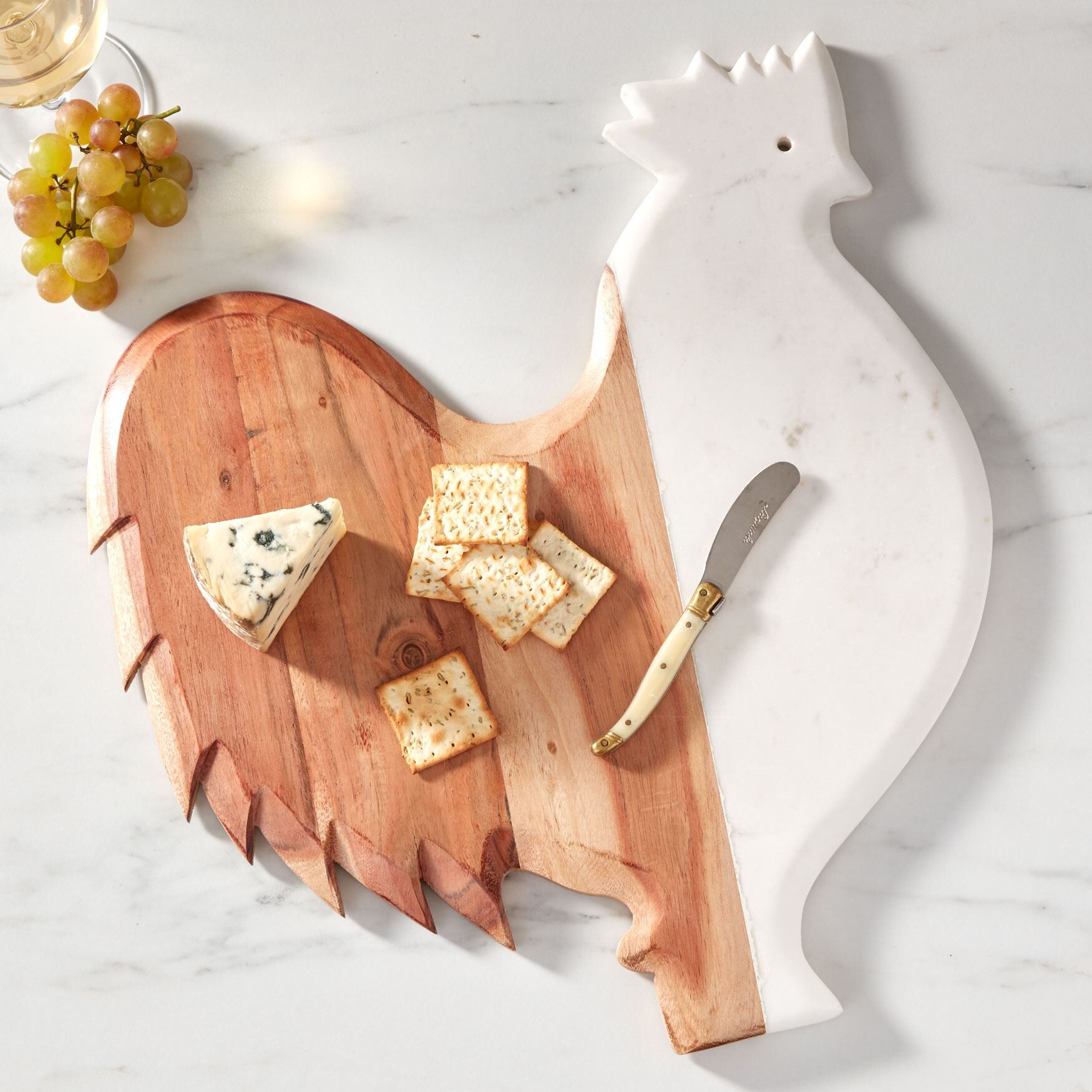 rooster cutting board