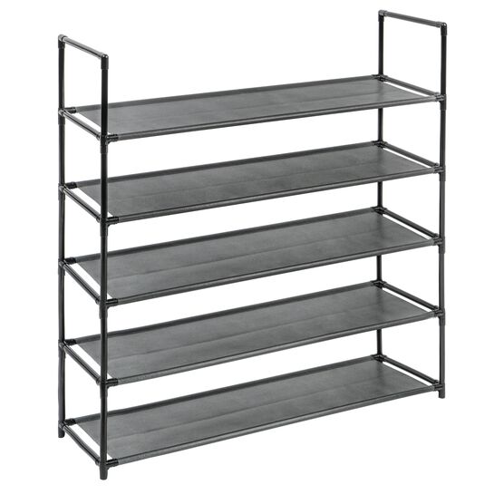 5 Shelf Stackable Fabric Shoe Rack, , alternate image number null