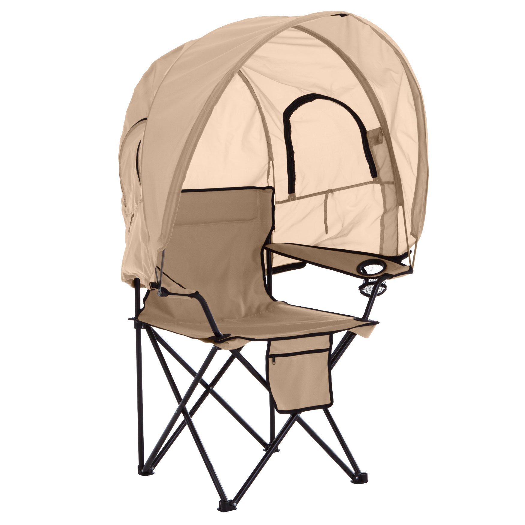 Oversized camping sale chair with canopy