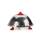 Umbrella Steam Basket, 9", RED, hi-res image number null