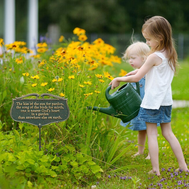 The Kiss of the Sun Garden Poem Sign, , alternate image number null