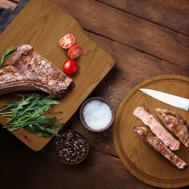 Delice Cherry Round Cutting Board with Juice Drip Groove, , alternate image number 11