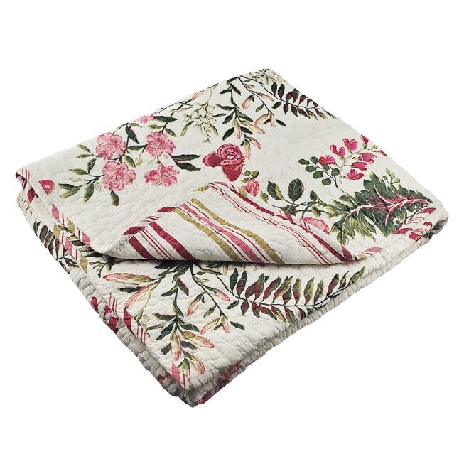 Butterflies Quilted Throw Blanket, , on-hover image number 1