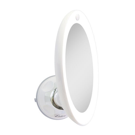 LED Lighted Z'Swivel Power Suction Cup Mirror 10X, , alternate image number null