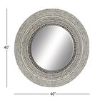 Grey Coastal Wood Wall Mirror, , alternate image number null