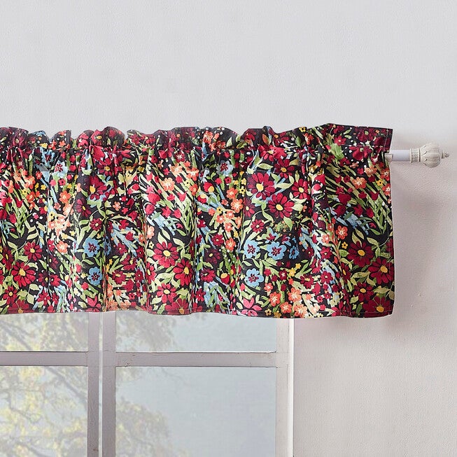 Alice Midnight Window Valance, MIDNIGHT, hi-res image number 0