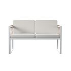 Wallmond Cushioned Outdoor Loveseat Settee, , on-hover image number null