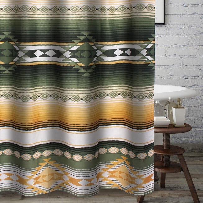 Zuma Shower Curtain, CACTUS, hi-res image number 0