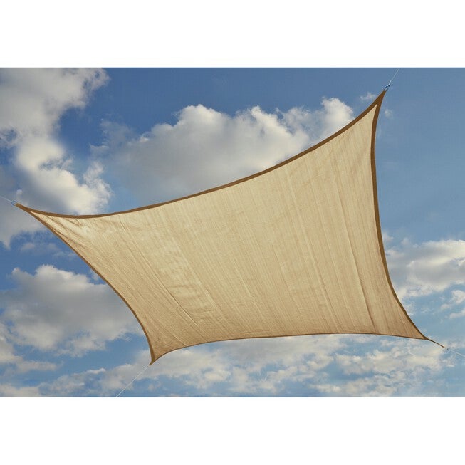 Shade Sail Square - Heavyweight 16 x 16 ft. Sand, , on-hover image number 1