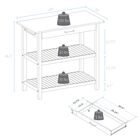 Kitchen Island with Solid Wood Top, , alternate image number null