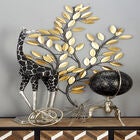 Brass Metal Glam Floral Wall Decor, , alternate image number null