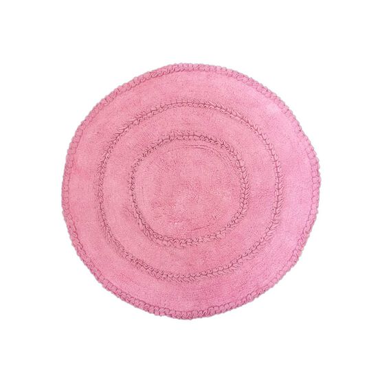 Bloomfield Round Bath Rug Collection, PINK, hi-res image number null