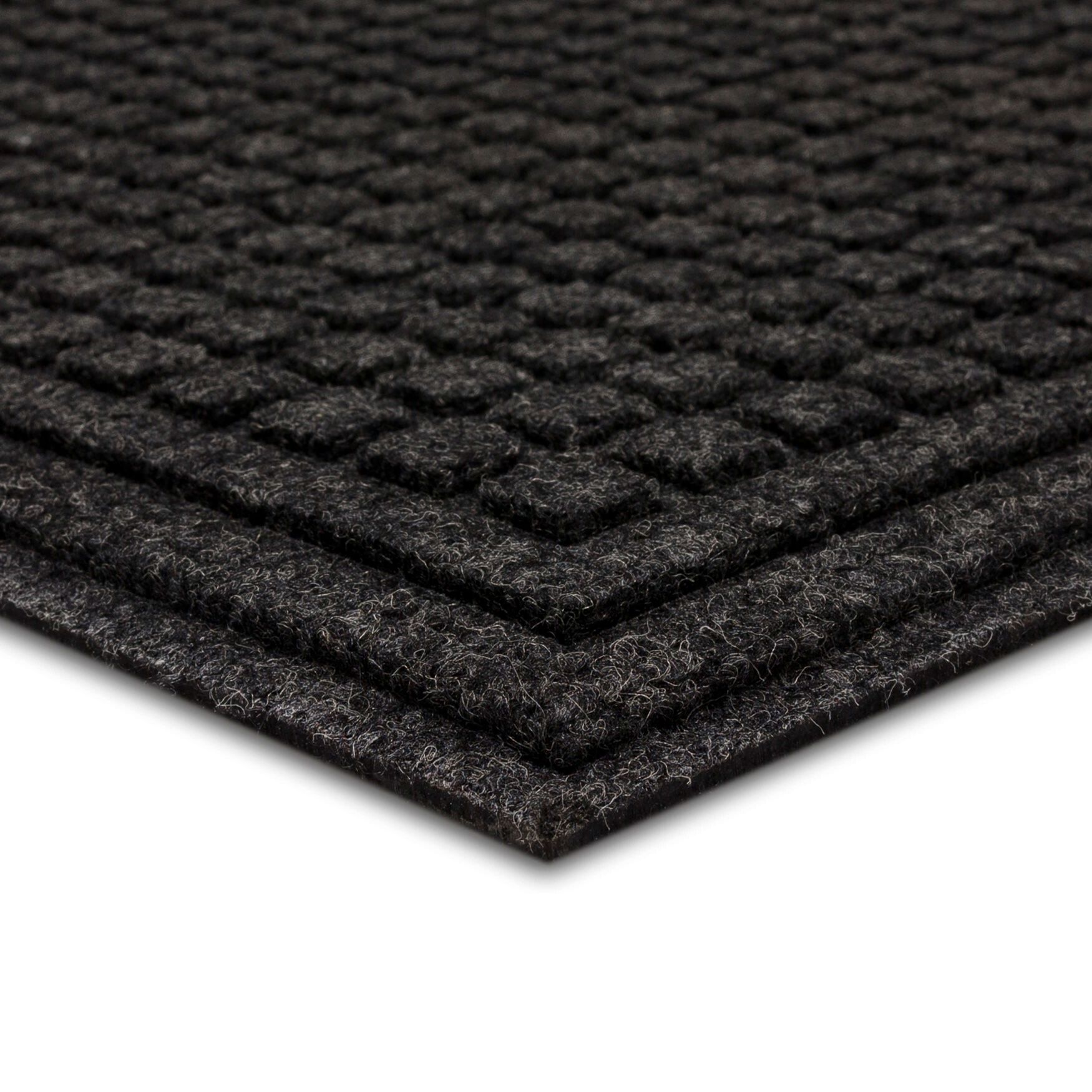 Waffle Grid Impression Door Mat, , on-hover image number 1