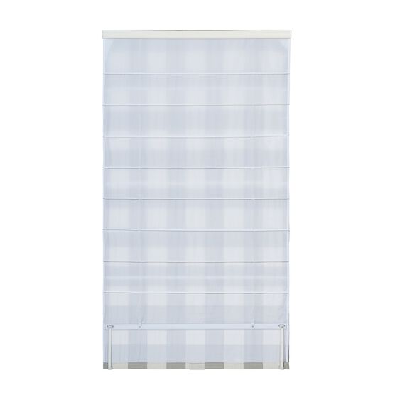 Cordless Plaid Flat Roman Shade, , alternate image number null
